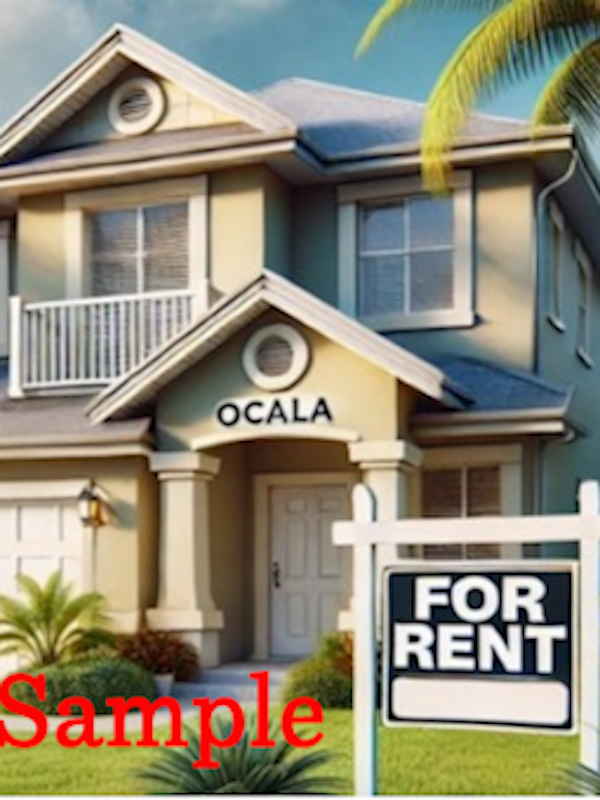 Charming 3-Bedroom Home for Rent in Ocala, FL – Move-In Ready! **Sample**