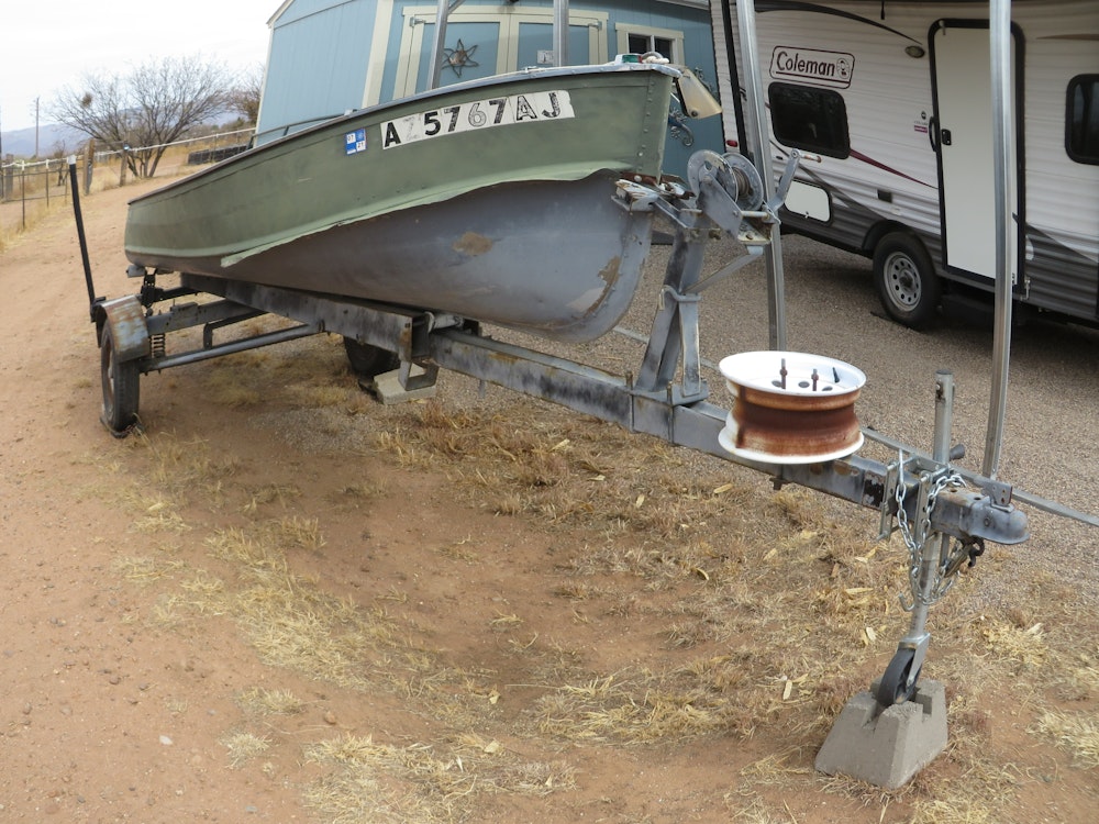 14 ft boat with trailer