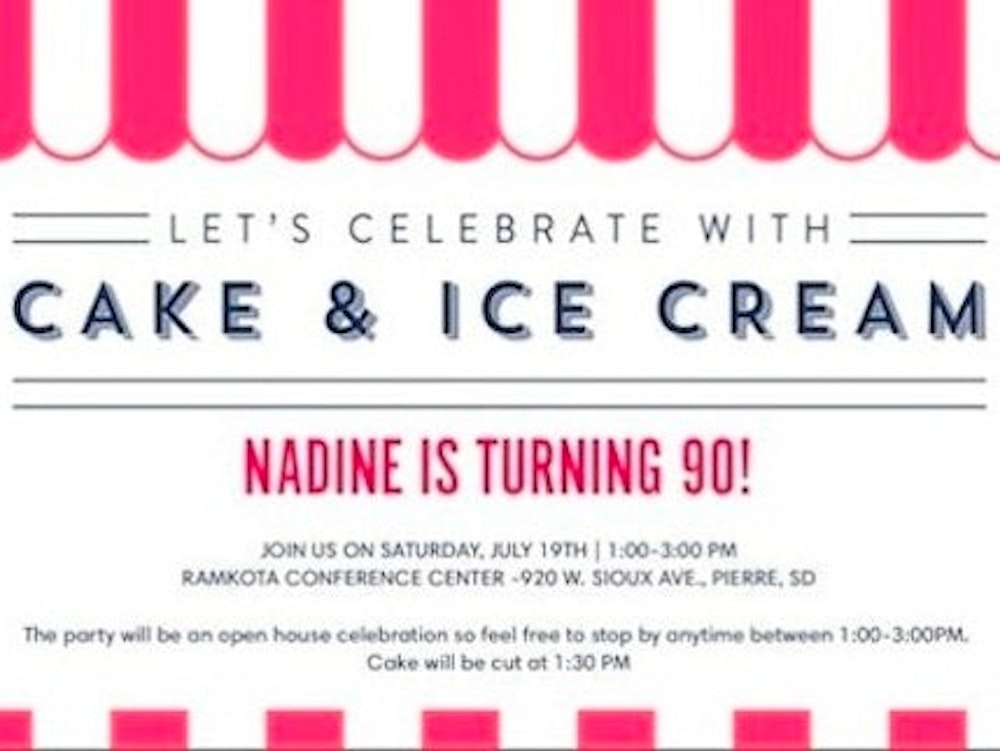 Celebrating Nadine Henderson's 90th birthday!
