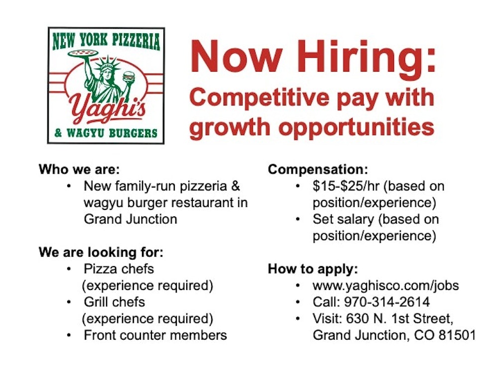Pizza Chef, Grill Chef, In-Store Team Member