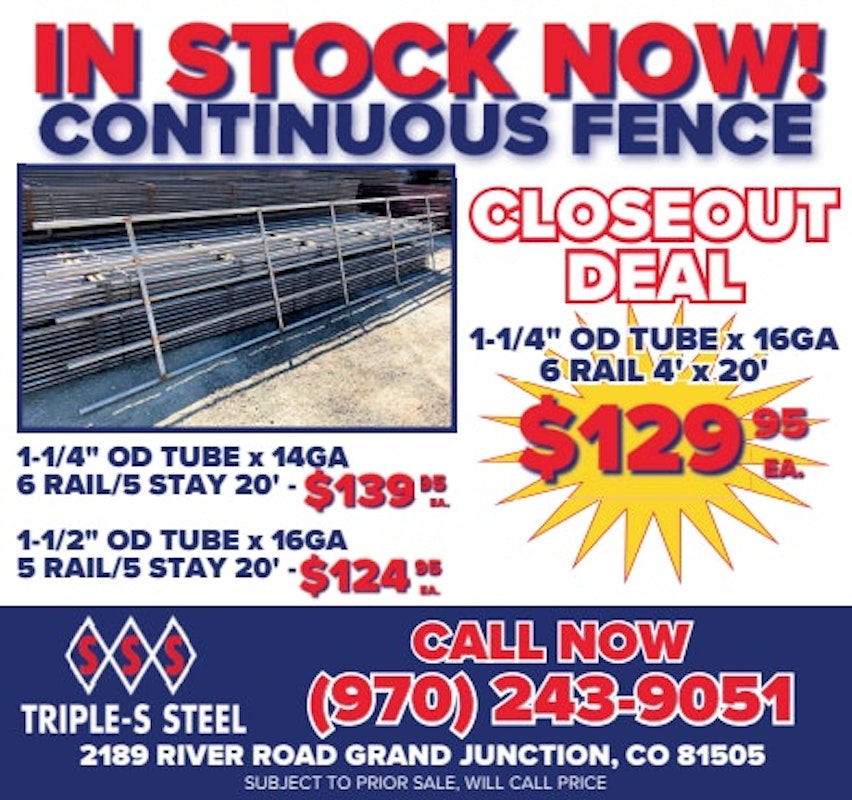 Continuous Fence Closeout Deal